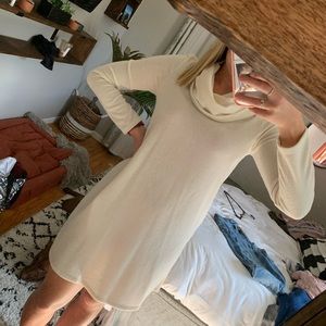Everly Belle Cowl Neck Knit Dress
